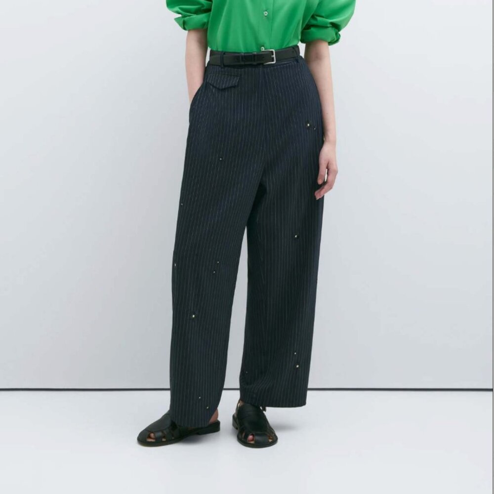 Cordera Tailoring Flower Pinstripe Pants